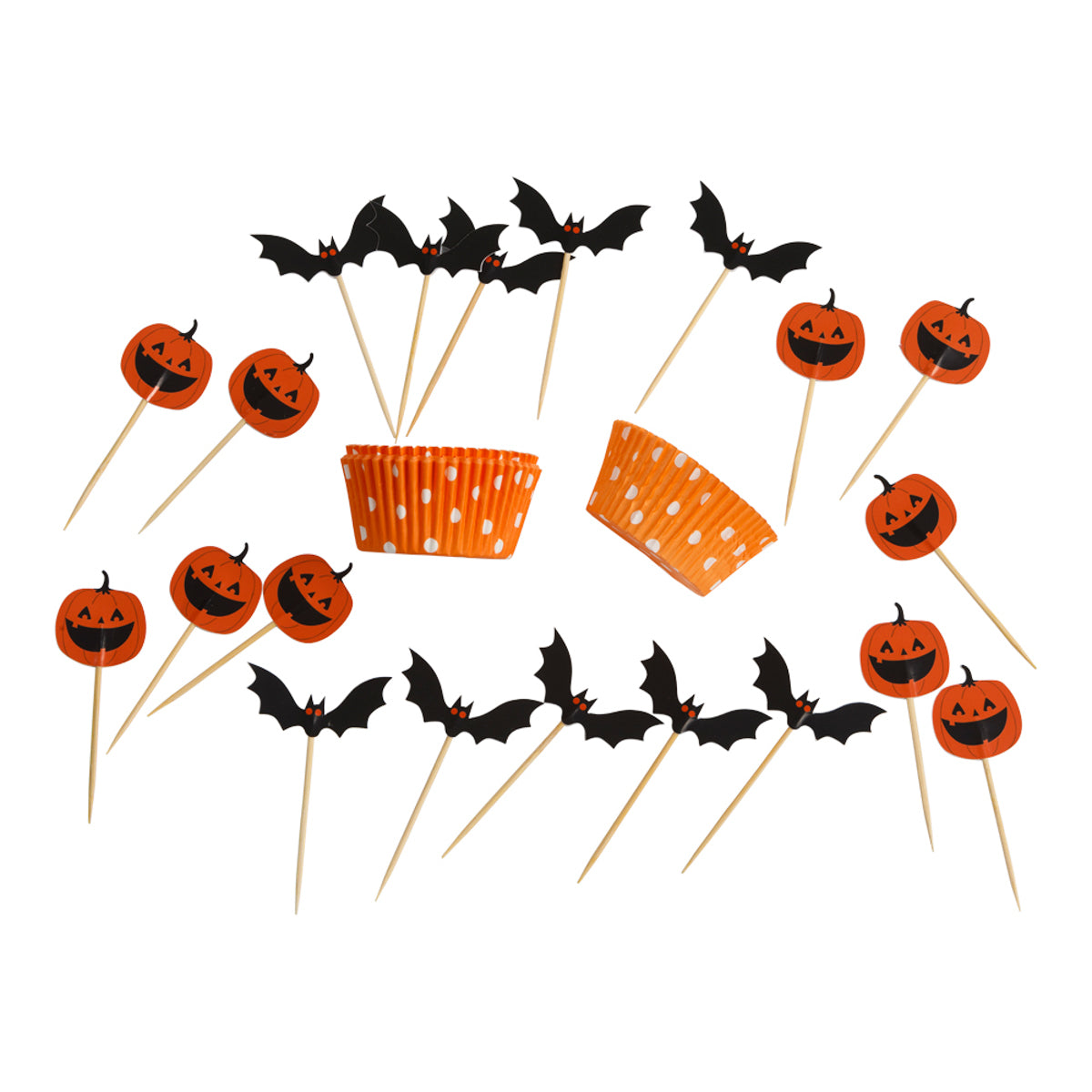 Cupcake-kit Halloween – 20 set