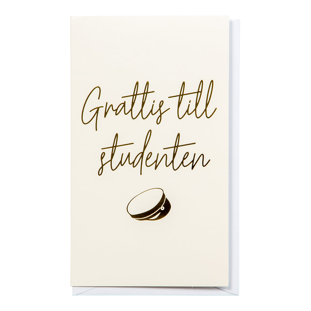 STUDENTKORT 10 X 17 GRATTIS TILL STUDENTEN VITT