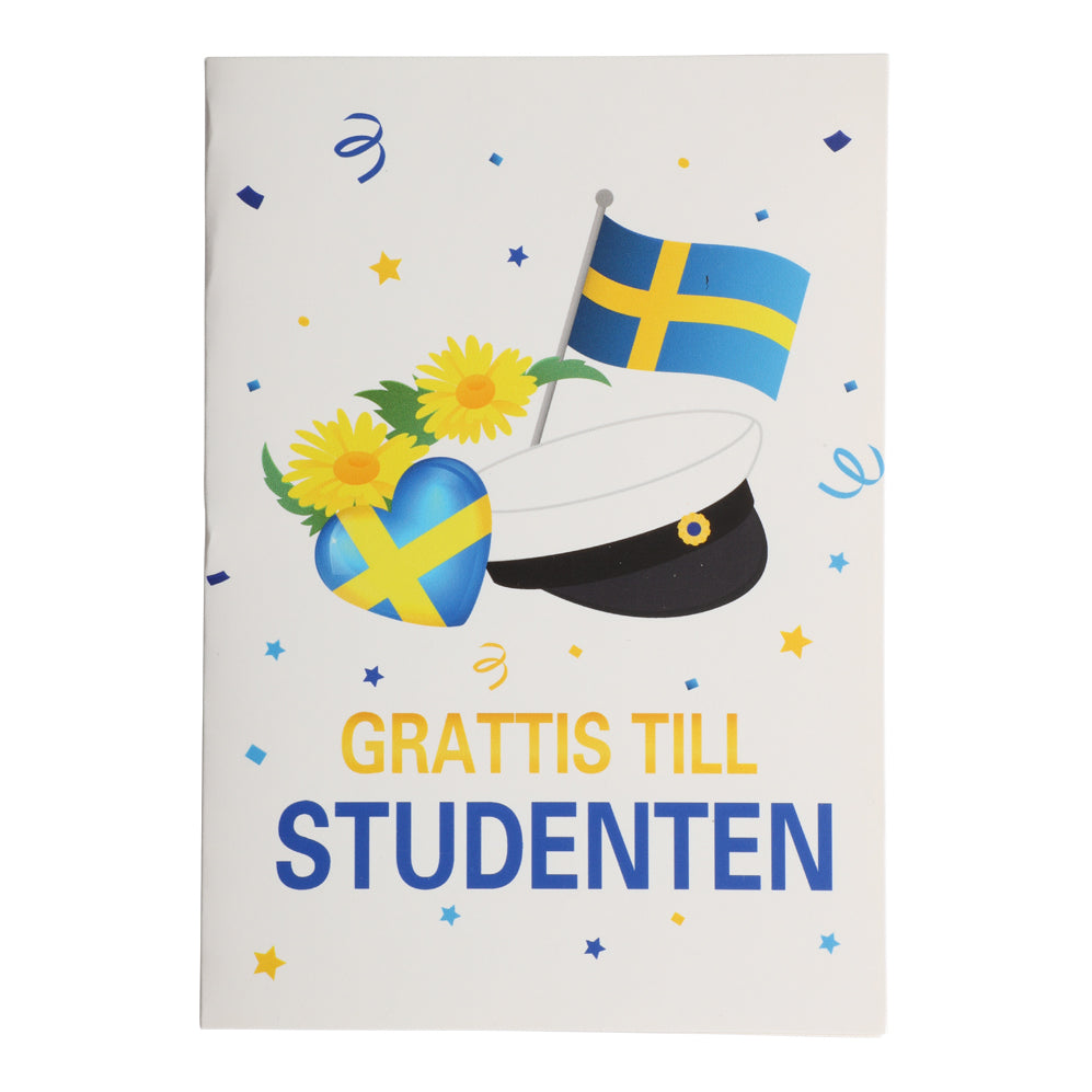 Presentkort GRATTIS TILL STUDENTEN 12X17