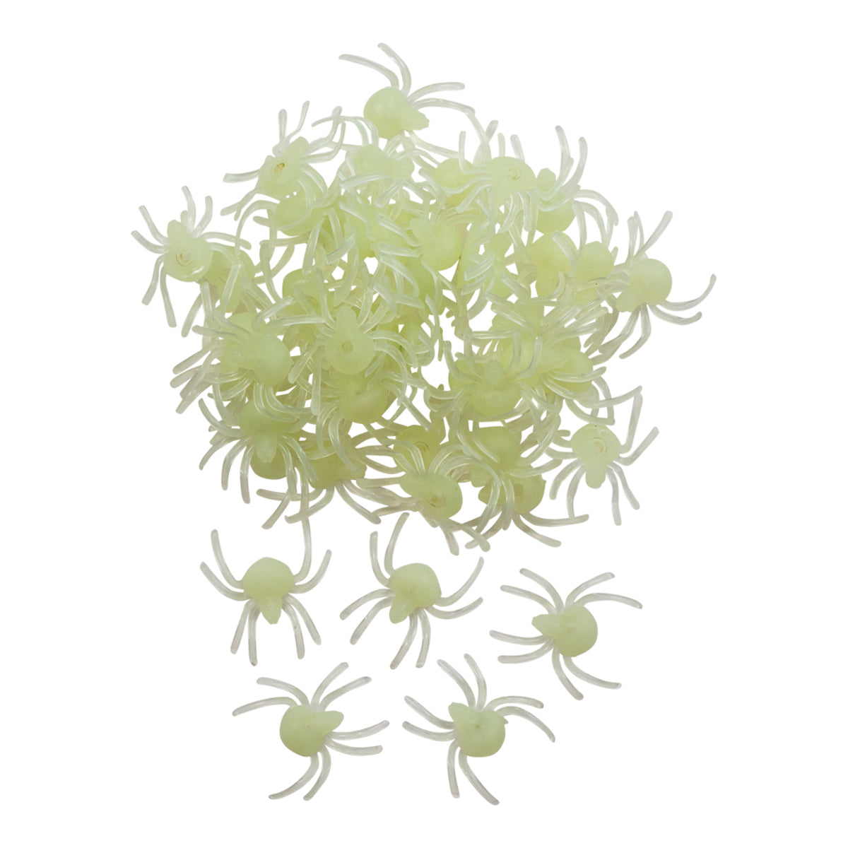 Glow in the dark Spindlar – 50-pack
