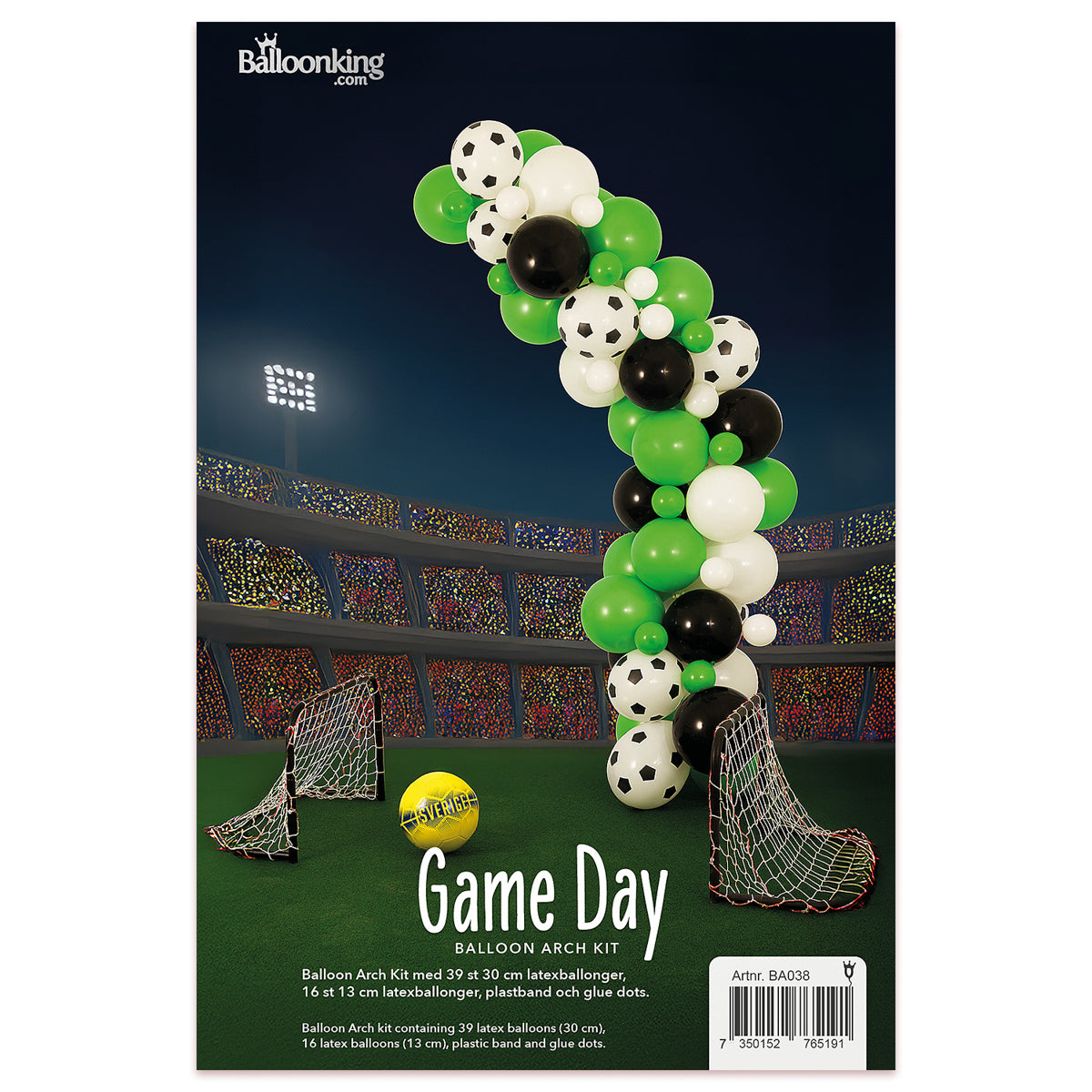 Ballongbåge Kit - Matchdag Fotboll