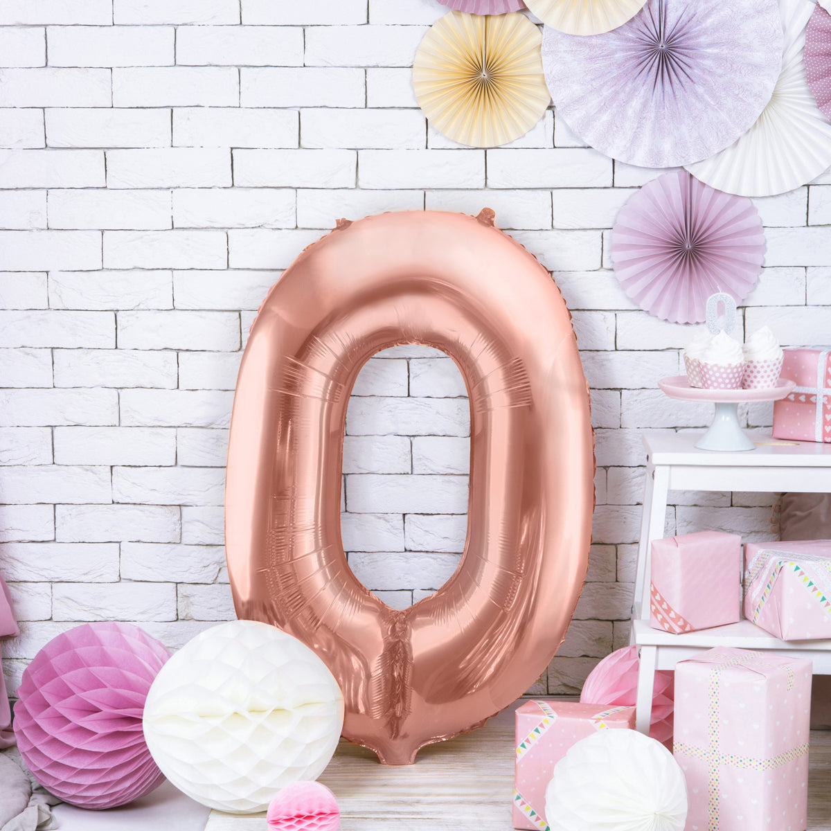 Follieballong 86 cm ROSEGULD 0-9