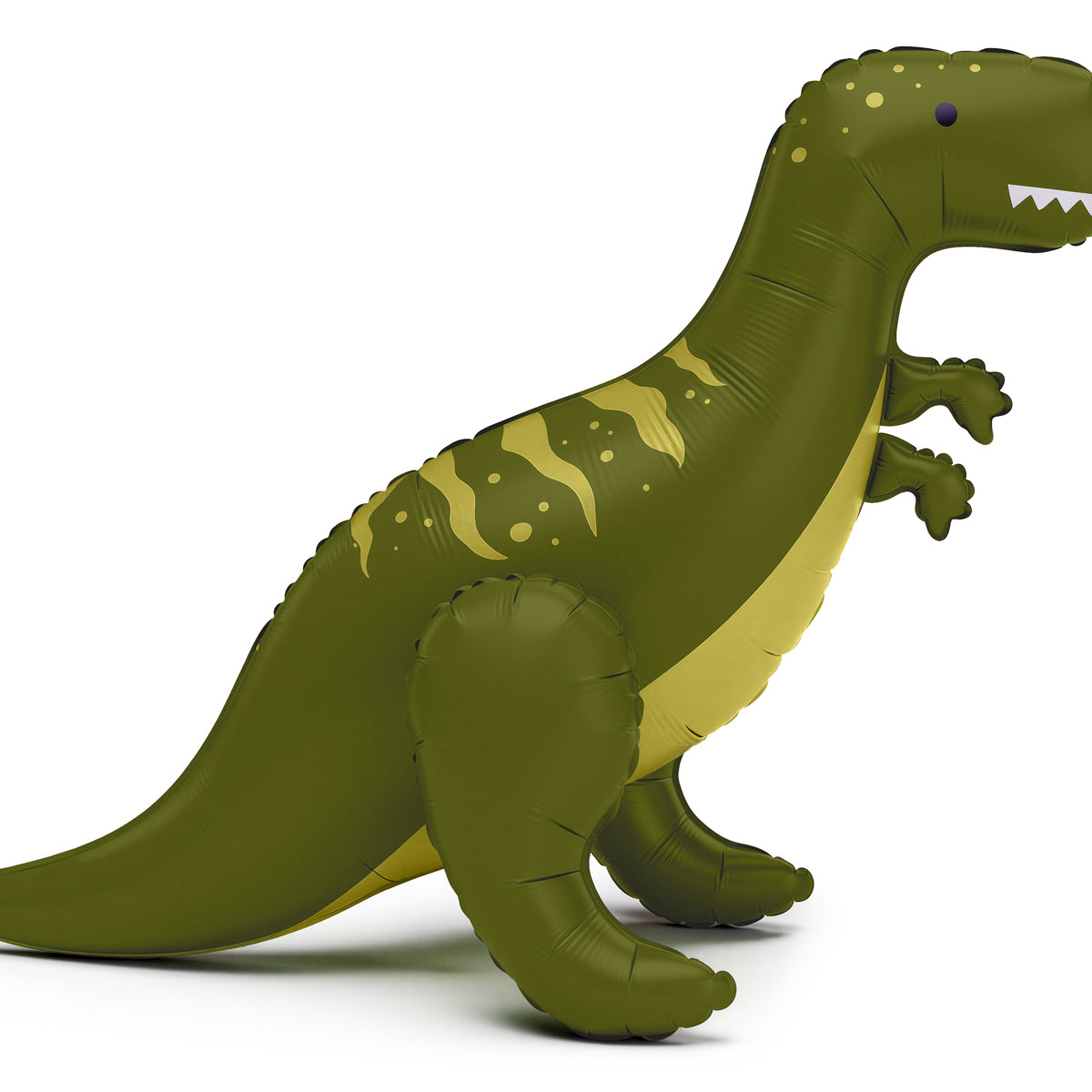 Stående folieballong T-Rex, 93x79 cm, grön