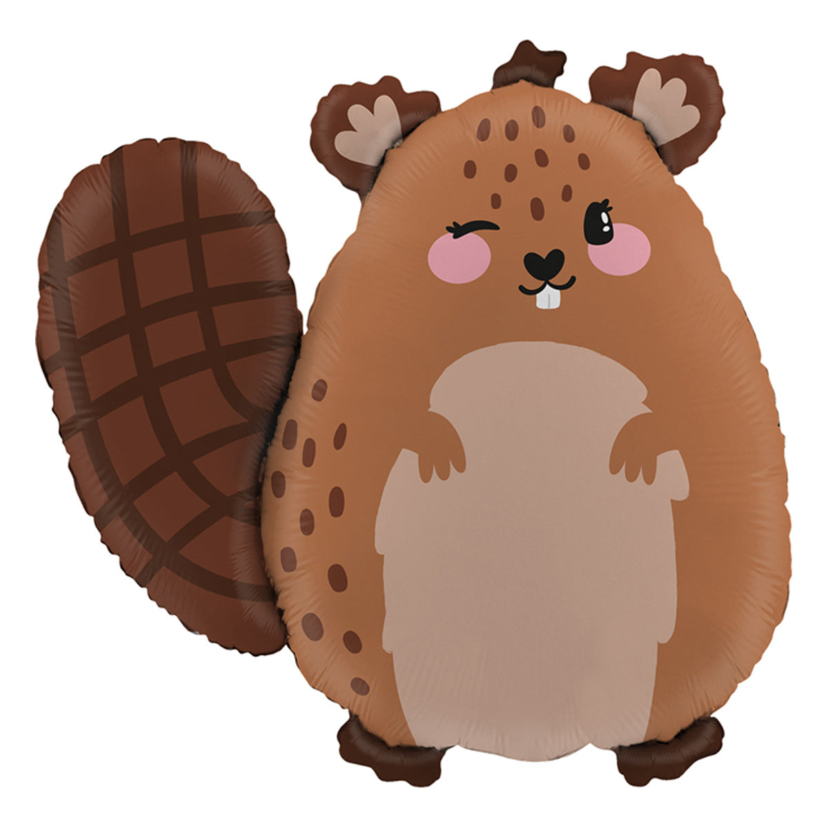 Folieballong - Bäver 53 cm