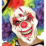 MÖRDARCLOWN HALV ANSIKTSMASK