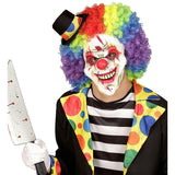 MÖRDARCLOWN HALV ANSIKTSMASK