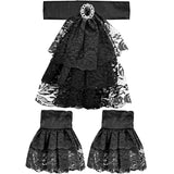 SPETSJABOT MED ÄDELSTEN OCH MANSCHETTE