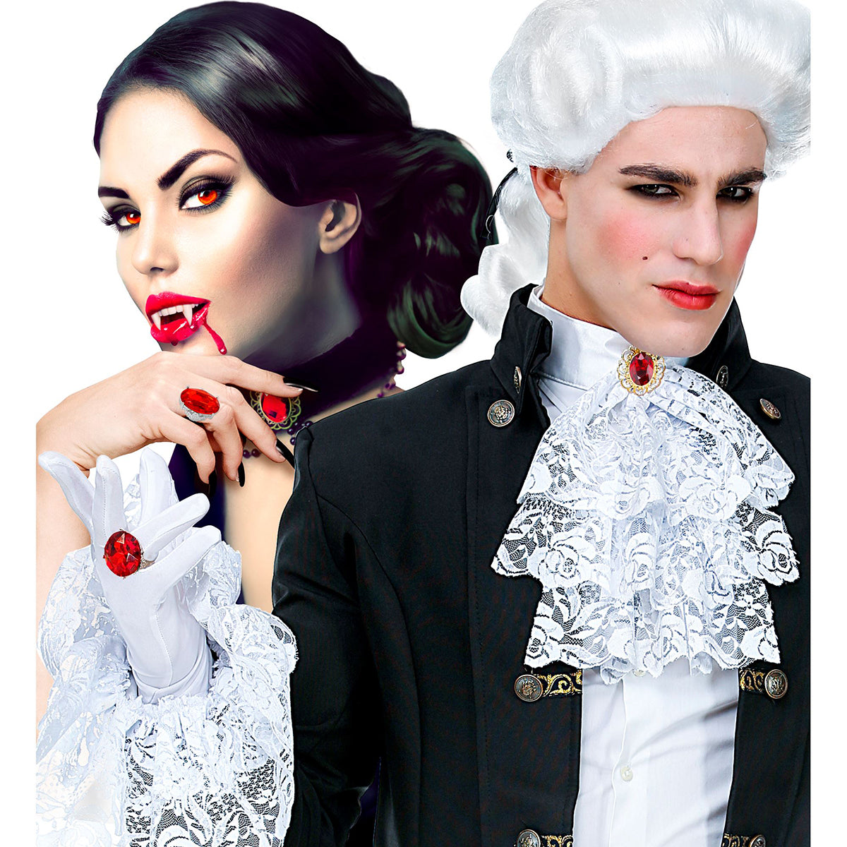 RÖDA JUVELSRINGAR - 3 olika modeller