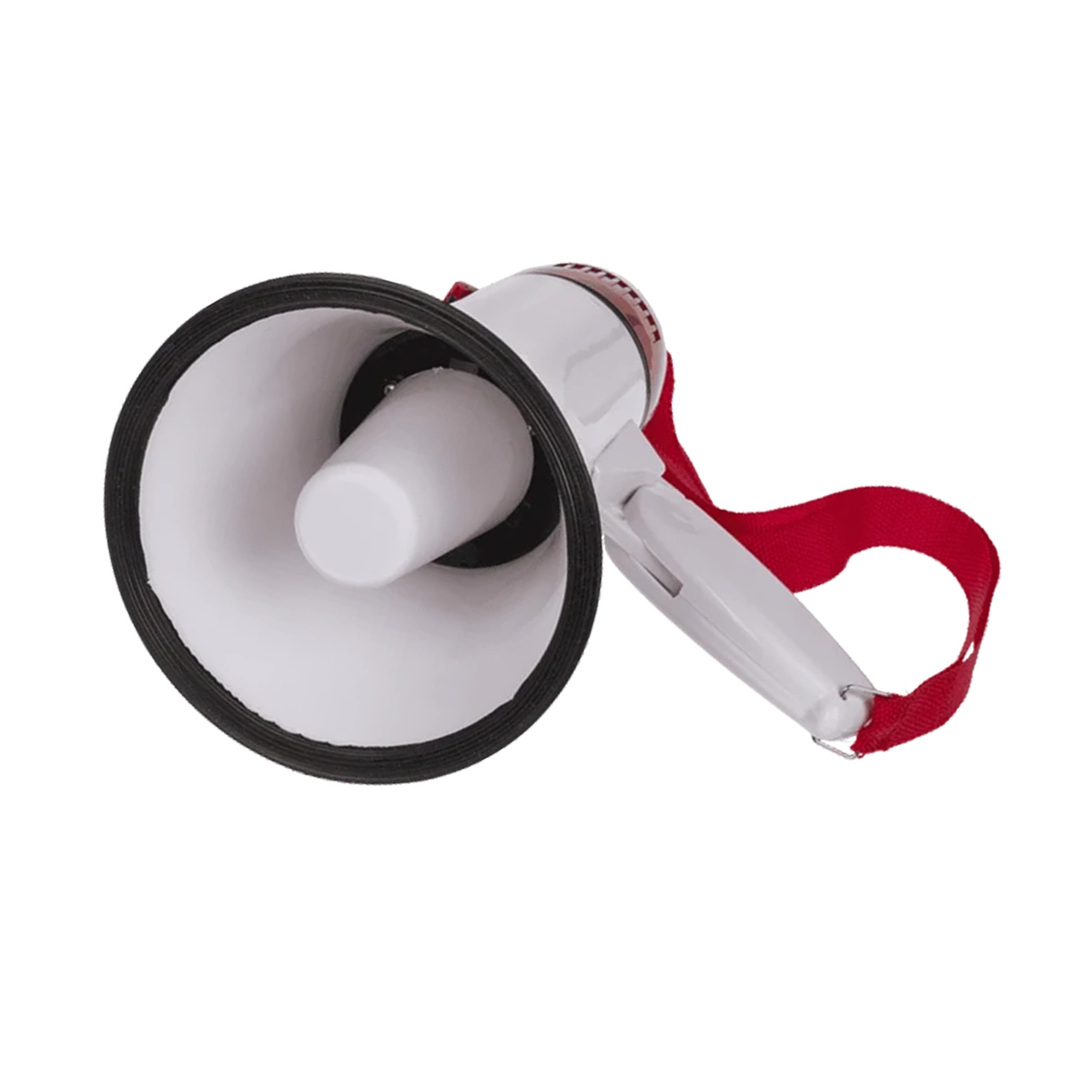 Megaphone med språk och musik