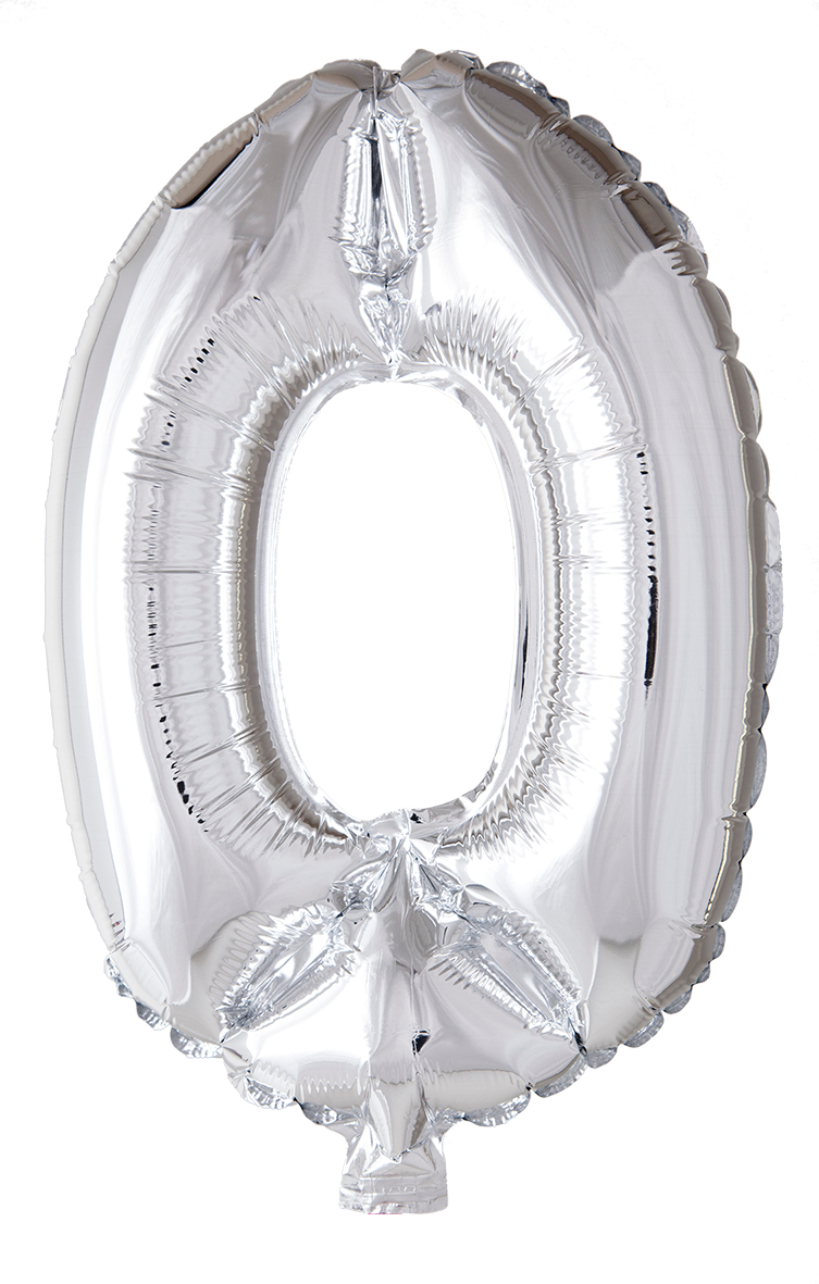 Foileballong Silver - 41cm