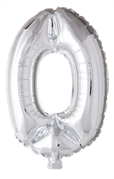 Foileballong Silver - 41cm