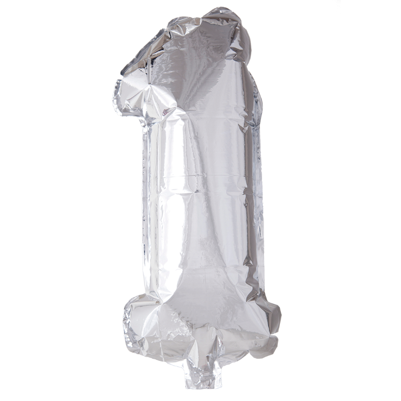 Foileballong Silver - 41cm