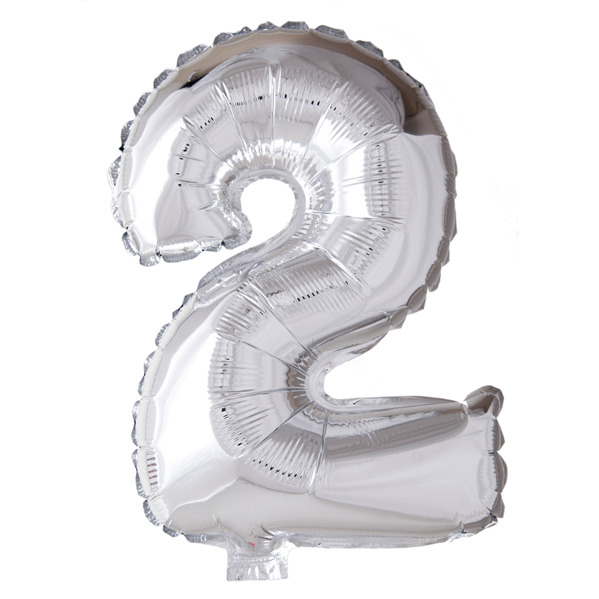 Foileballong Silver - 41cm