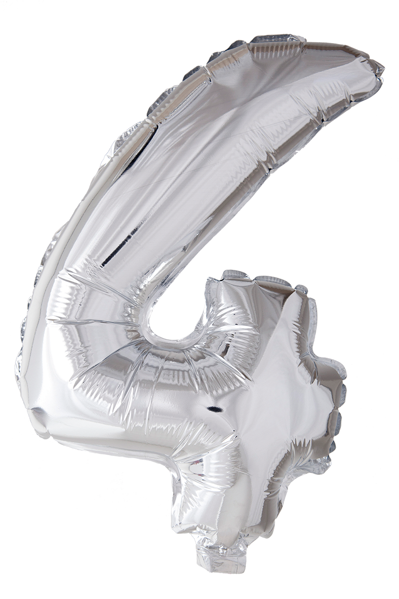 Foileballong Silver - 41cm