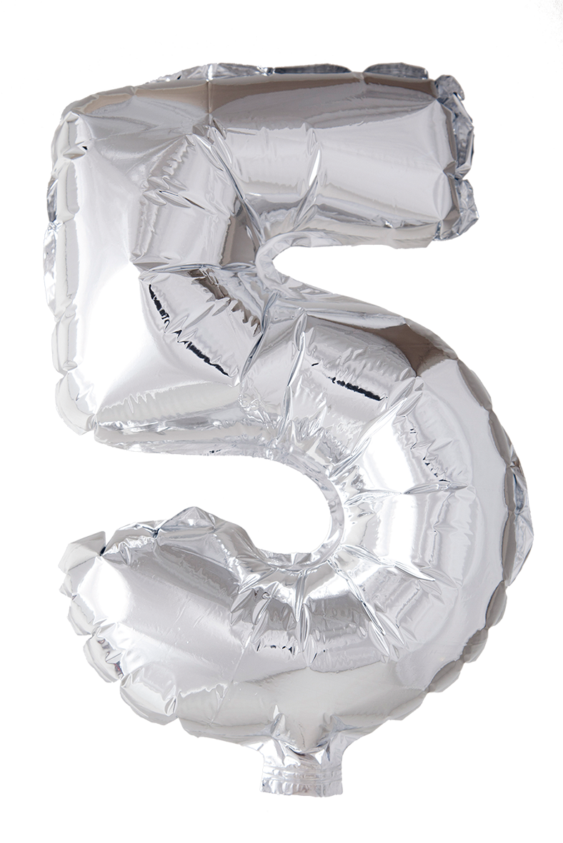 Foileballong Silver - 41cm