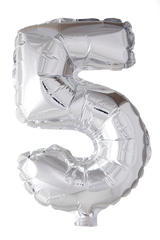 Foileballong Silver - 41cm