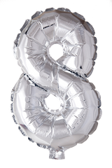 Foileballong Silver - 41cm