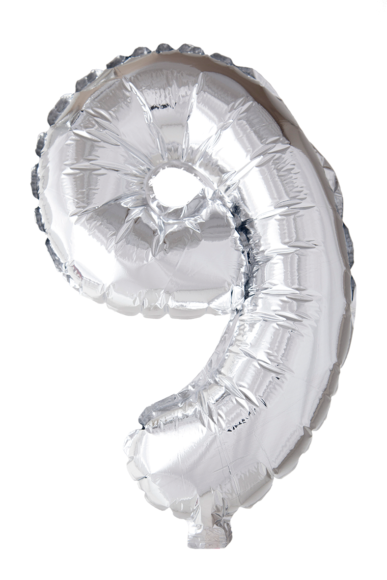 Foileballong Silver - 41cm