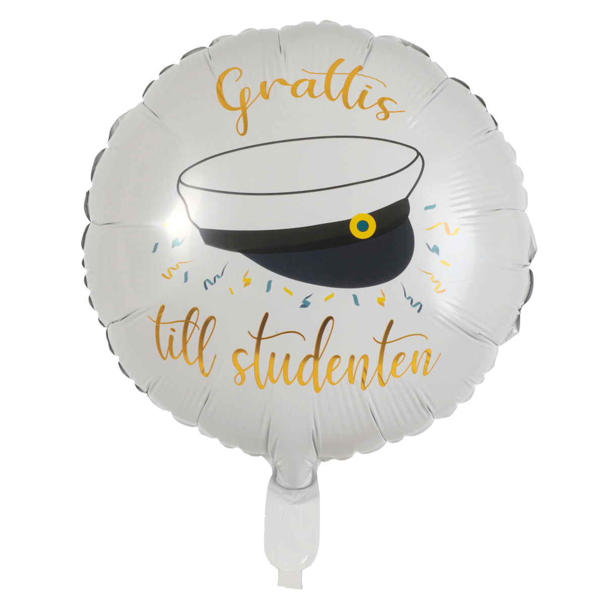 Folieballong Rund STUDENT VIT