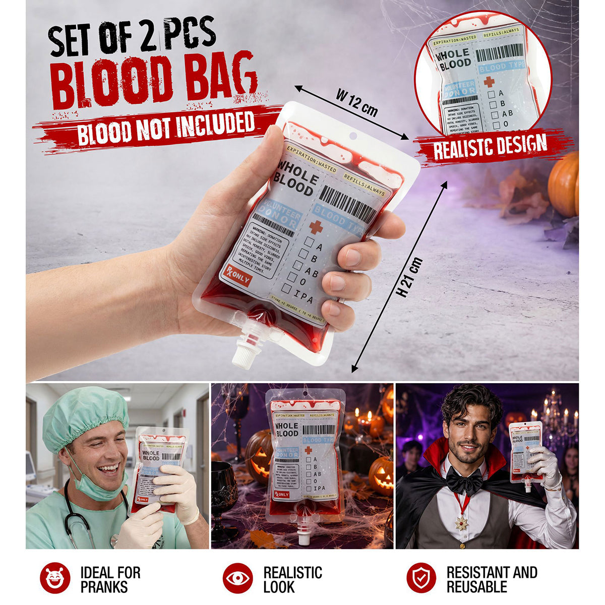 Blodpåsar - 2 pack