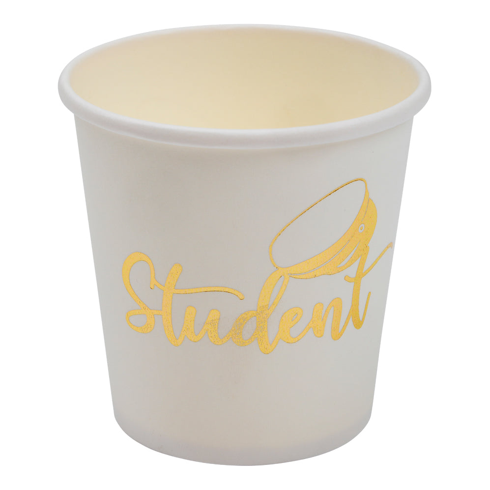 Pappersmugg Student Guld 8-P