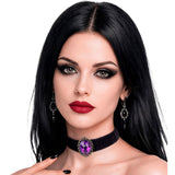 CHOKER - SVART SAMMETS