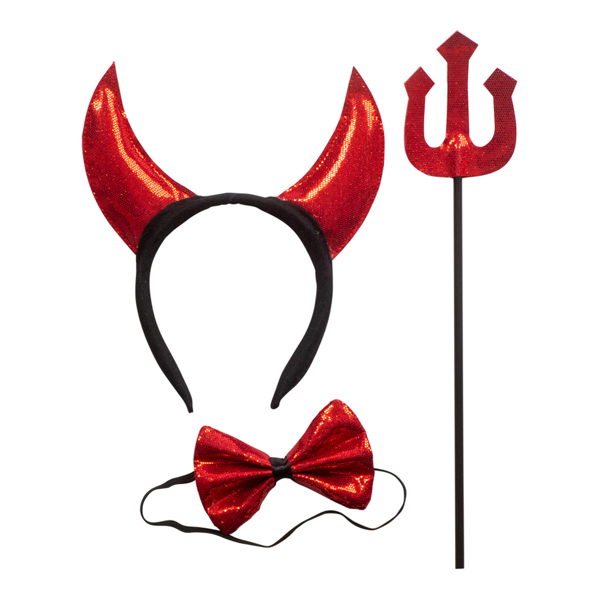 Djävulsset Rött – Diadem & Tillbehör