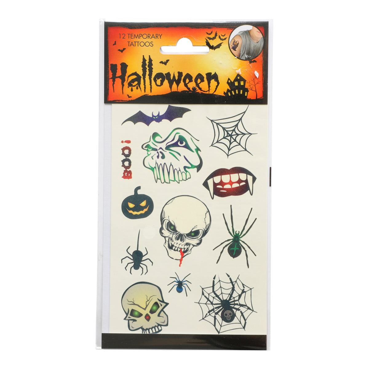 Läskiga Tatueringar Halloween
