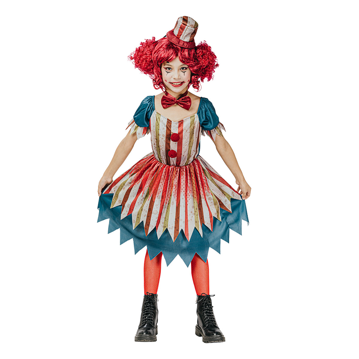 Vintage Clowndräkt 134–140 - Maskerad Barn