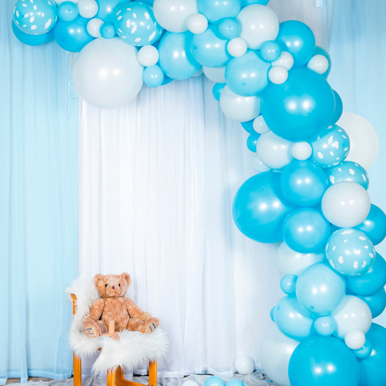 Ballongbåge Kit - Baby Blå