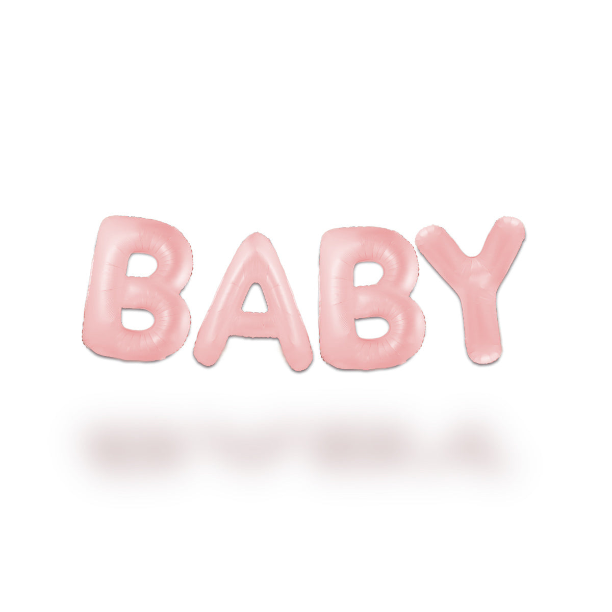 Ballonggirlang - BABY Pastellrosa 35 cm