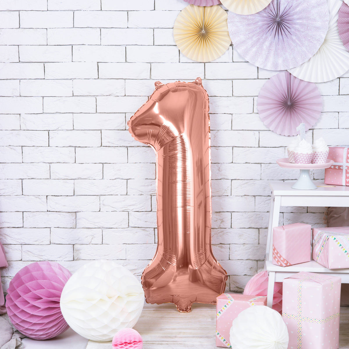 Follieballong 86 cm ROSEGULD 0-9