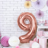 Follieballong 86 cm ROSEGULD 0-9