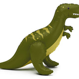 Stående folieballong T-Rex, 93x79 cm, grön