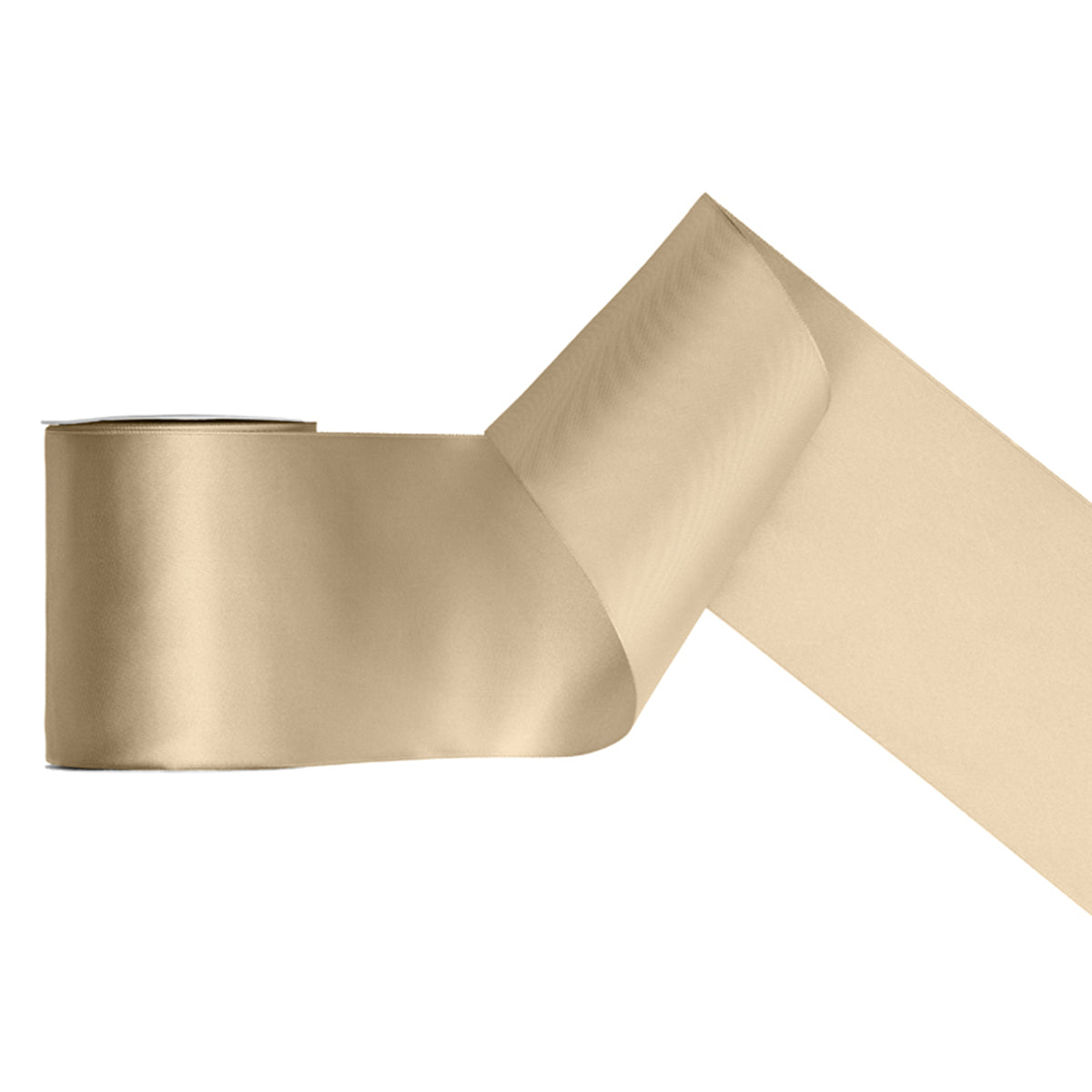 Satinband- LIGHT GOLD - 100mm/25m