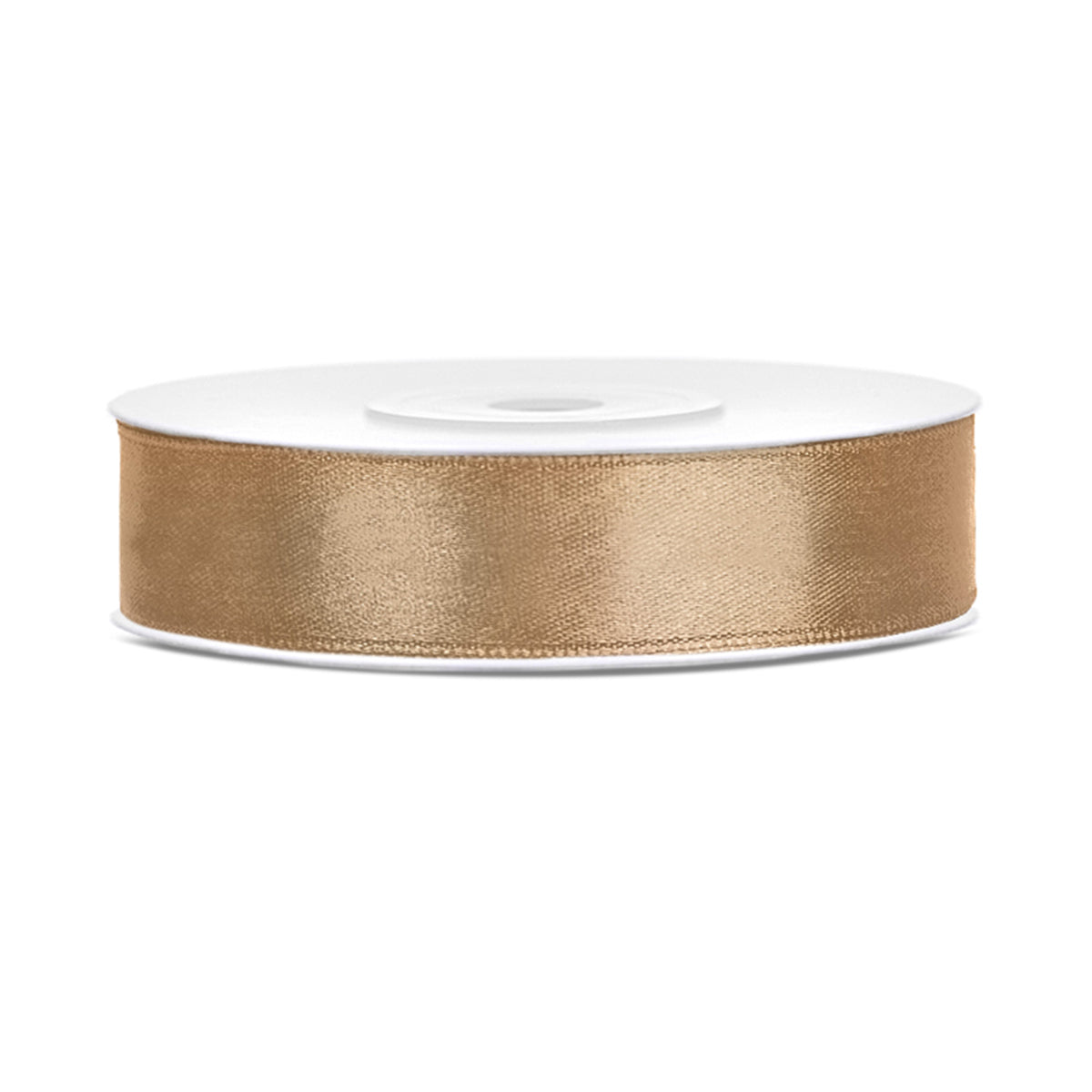 Satinband - LIGHT GOLD -12mm/25m