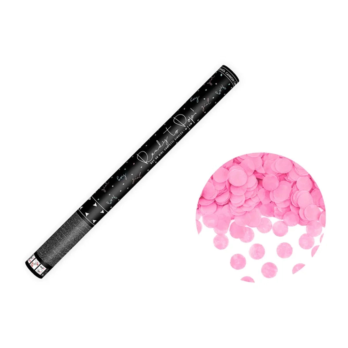 Konfettikaon - Det är en flicka - Rosa